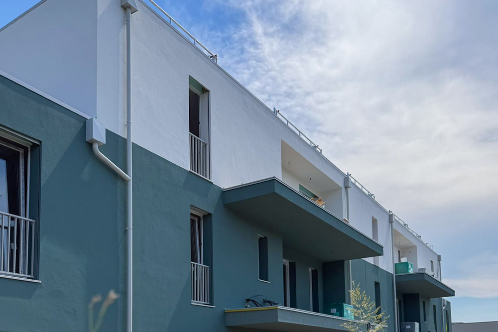 Involucro edilizio ad alte prestazioni di un edificio Distretto Casa Costruzioni